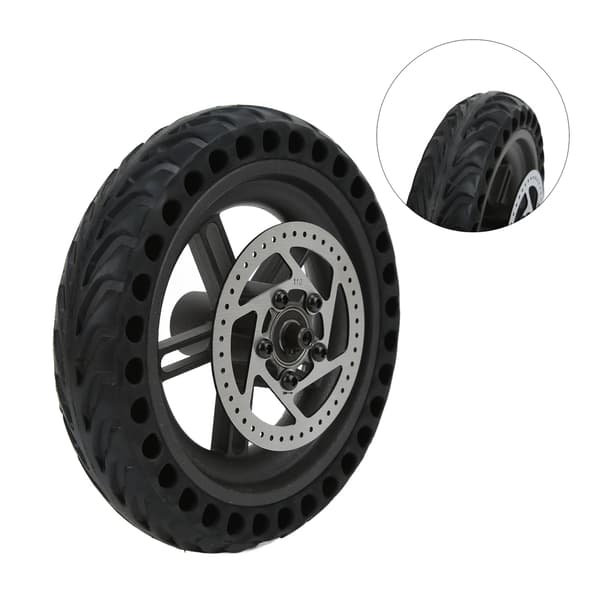 Scooter Bakhjulsmontering 8,5 tommer Solid Dekkhjulnav 110 mm Bremseskive for Xiaomi M365/1S/LITE Elektrisk Scooter