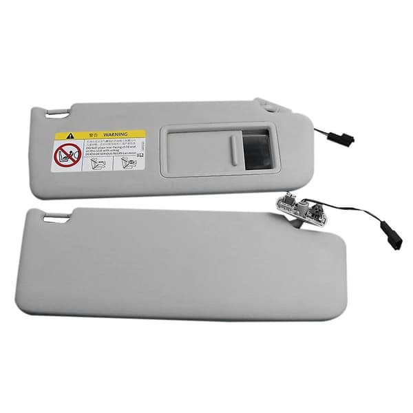 2 stk Solskjerm Panel med Sminke Speil for Golf 7 MK7 - B8 CC E-Golf 5GG85751 5GG857552