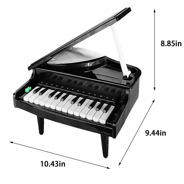 Lille Klaver Legetøj til Småbørn, Elektronisk Orgel Legetøj, der Kan Spilles, Pynt, Musikboks, Oplysende Baby Legetøjsgaver Udsalg