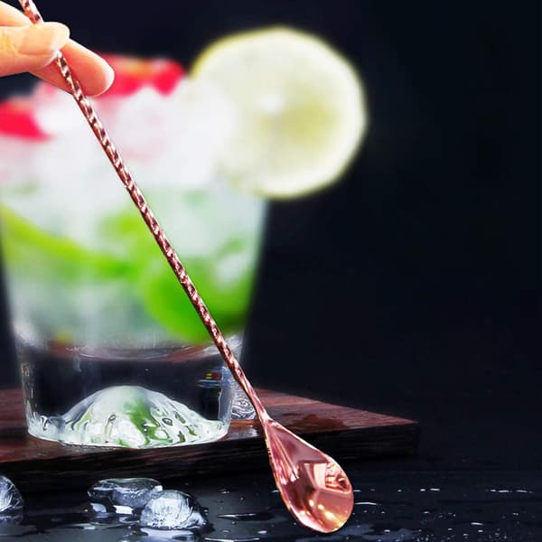 Cocktailske i rustfrit stål - Rosaguld