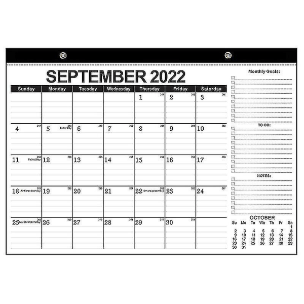 2022 Väggkalender Hängande månadskalenderplanerare Månadskontorskalender för hemmakontor Nytt