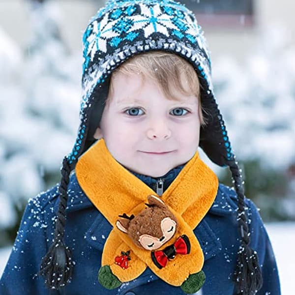 Baby Vinter Tyk Halstørklæde Varm Sød Efterår Drenge Halstørklæde style1