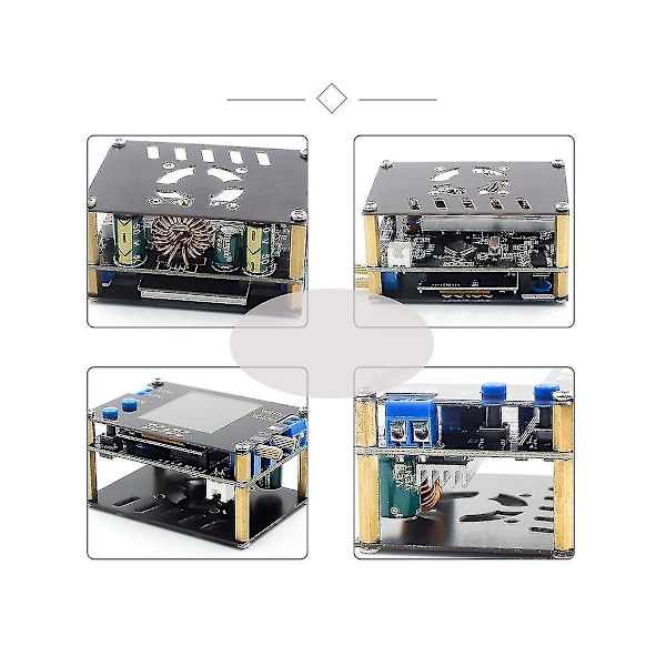 Automatisk DC Boost/Down Converter Strömförsörjningsmodul Cc Cv 0.5-30v 4a 50w Justerbar Strömförsörjning