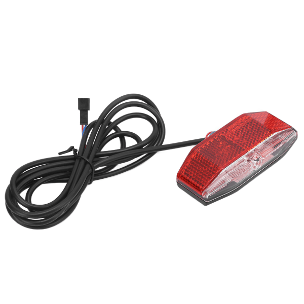 Elektrisk cykel LED baglygte, elektrisk cykel sikkerhedsadvarselslys, universal baglygte til natkørsel, 6V-48V