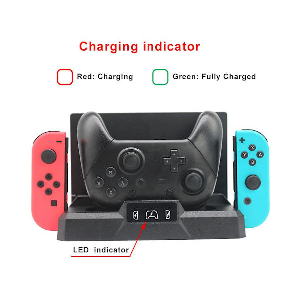 Switch-ohjaimen lataustelakan telineen latausasema levyjen säilytysteline