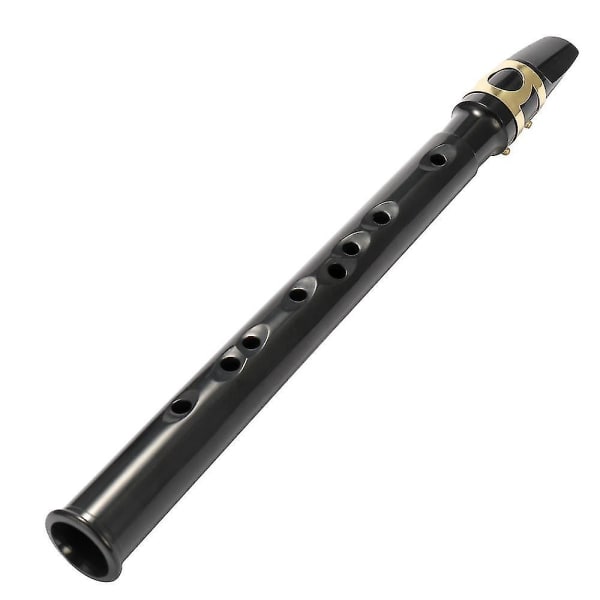 Black Pocket Sax Mini Bärbar Saxofon Liten Saxofon Med Bärväska Träblåsinstrument