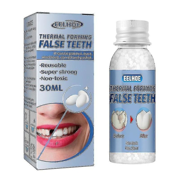 Vedenpitävä hammasliima Hammaslääkäri hampaiden täyttöaukkojen täyttöpakkaus Vedenpitävä ja turvallinen hampaiden viilujen aukkojen korjaus hampaat