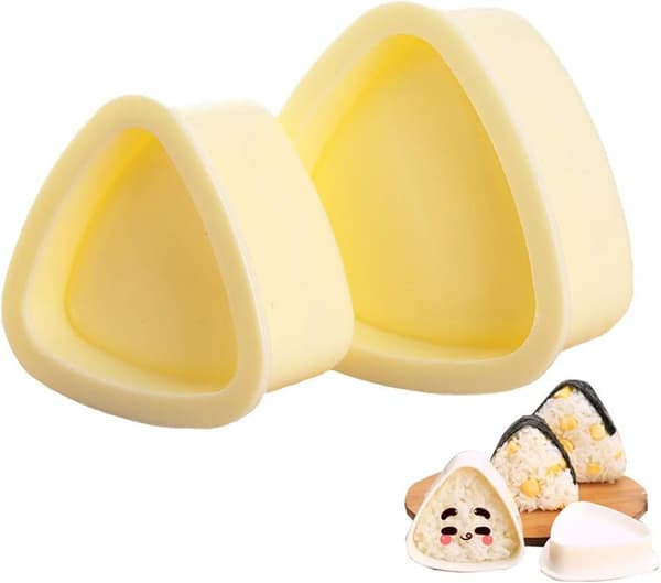 Onigiri Form Triangel, 2 Stk. Risballformere, Triangel