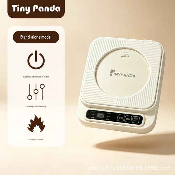 Tiny Pandas nya bärbara värmematta för bebisar, designad för hemmabruk med konstant temperatur, kompatibel med nappflaskor och keramiska muggar.