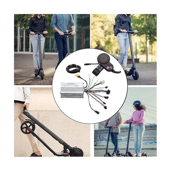 48v 25a Elektrisk Scooter Kontroller Dashbordsett Med Tf-100 Display+bryterknapp For Elektrisk Scooter