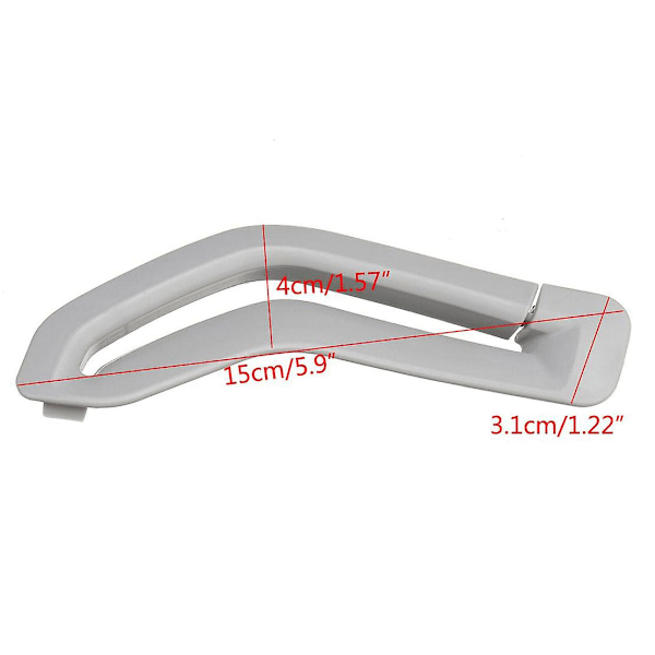 S60 S80 V70 Xc90 Vasen Oikea Vyöretraktoorin Rengas Vyön Valitsin Portti Vyön Trimmi Peite Harmaa