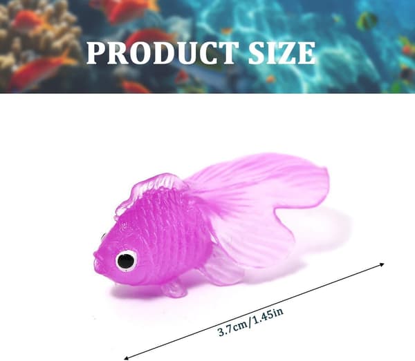 28 realistiske plastikfisk til akvarier