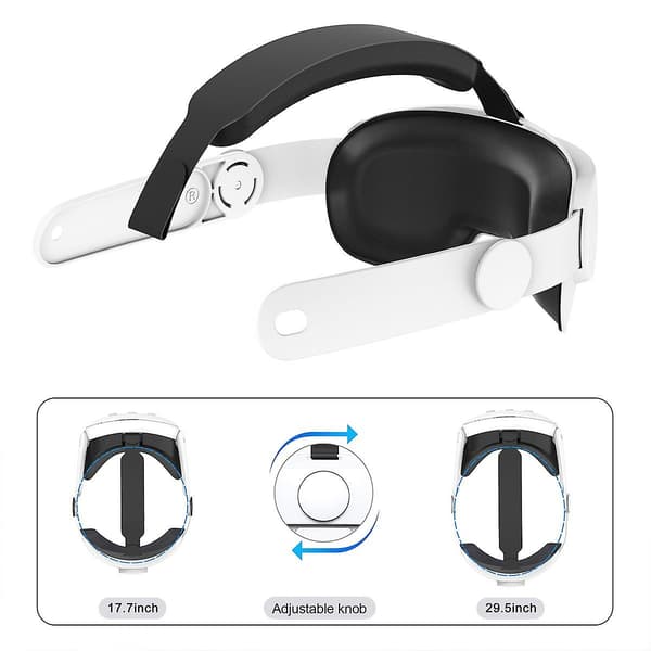 For 3 VR Hodebånd VR Halo Bånd Justerbart Komfortabelt Hodebånd For 3 VR Tilbehør