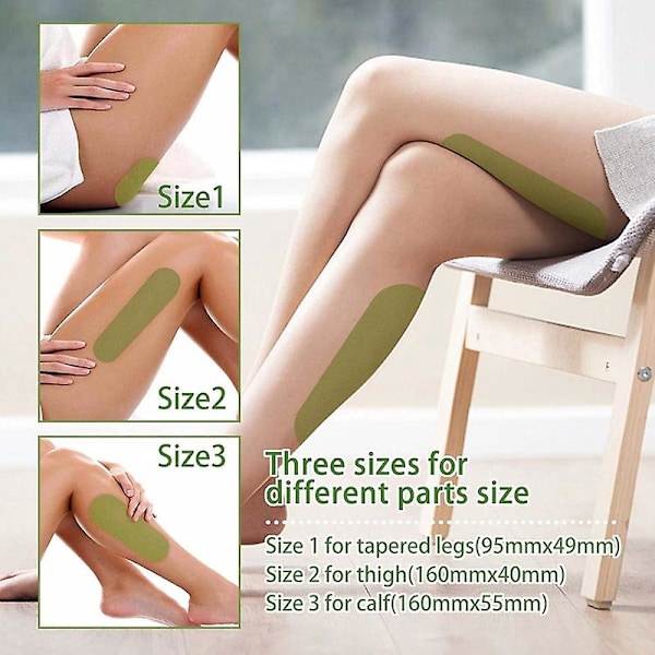 3 Pak Cellulite Reductions Pletter - Klistermærker til at reducere Cellulite, Stramme & Forme Benløftende Klistermærker