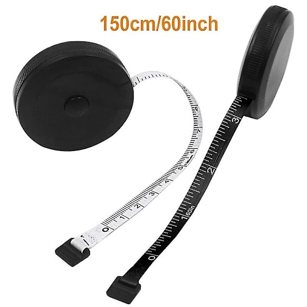 Mini Mjuk Platt Linjal Centimeter - 1.5m Kropps-Måttband Sömnad Skräddare Måttband