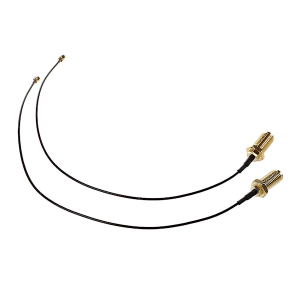 2 stk. Wlan Antenne Pigtail Hirose U.fl Sma Box Adapter Kabel Ipex Rsma 20cm