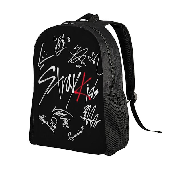 a641Stray Kids Skolesekk for Tenåringsjenter Ungdomsskole Bag  Laptop Vesker zxDM641