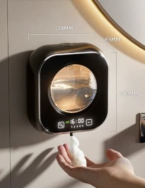 Automatisk sensor handspritdispenser, smart sensor väggmonterad skumtvåldispenser, barns rengöringsmaskin