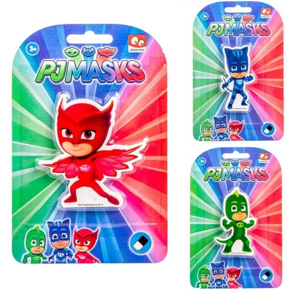 3-Pack PJ Masks Pyjamashjältarna Suddgummi Erasers multifärg