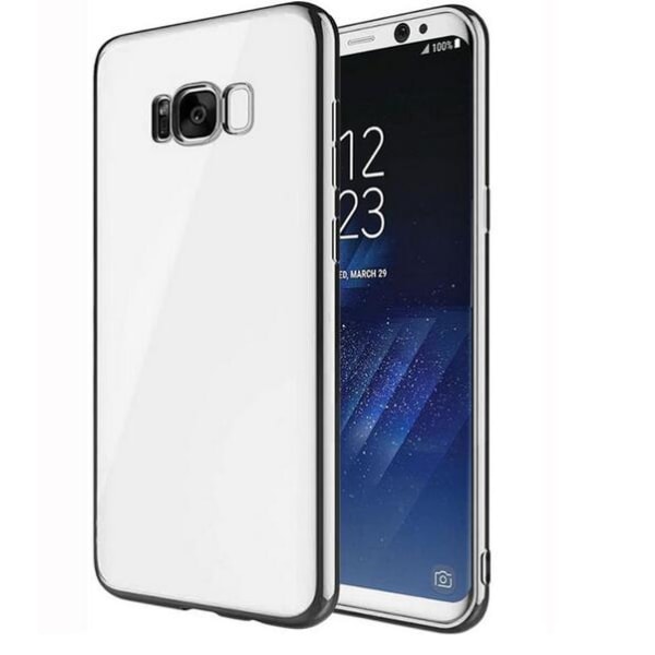 Crystal Case Slim Samsung Galaxy S8 + Cover Luksus mobiltelefon Black