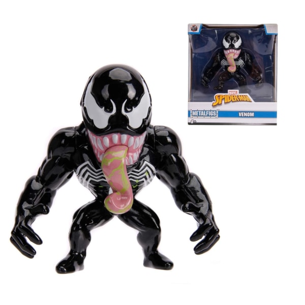 Jada Metalfigs Marvel Spider-Man VENOM painevalettu figuuri 10cm Multicolor