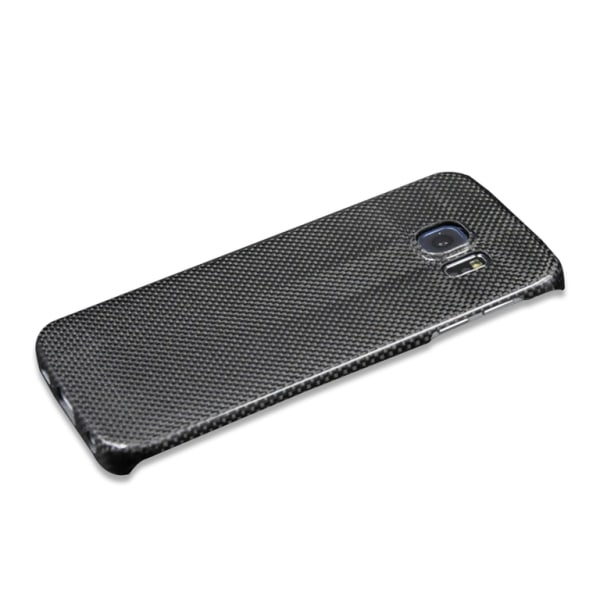 Ægte carbon fiber fiber carbon shell ultra-let Galaxy S6 Edge Titanium grey