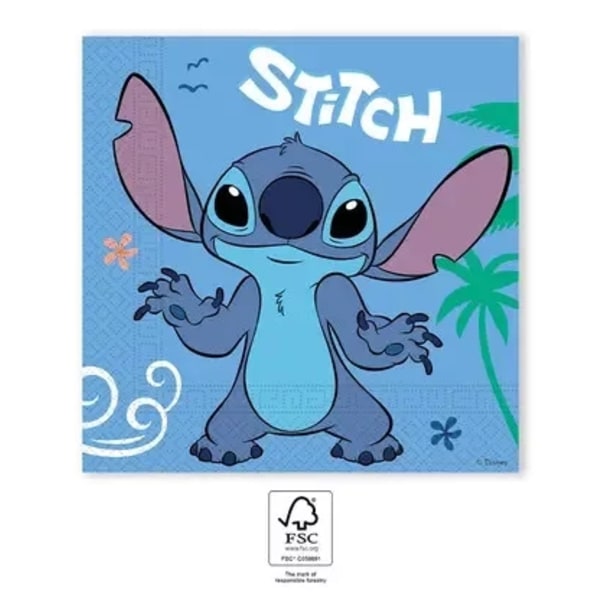 3-pakning Disney Lilo & Stitch festpakke 8-personer Multicolor