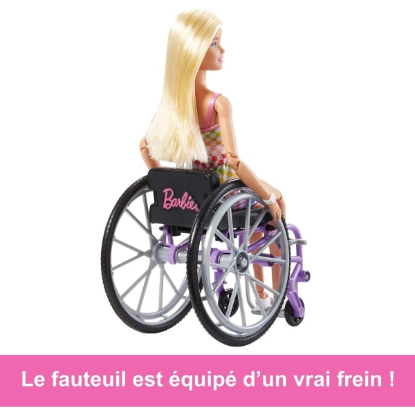 Barbie Fashionistas Dukke #194 Dukke med kørestol Multicolor