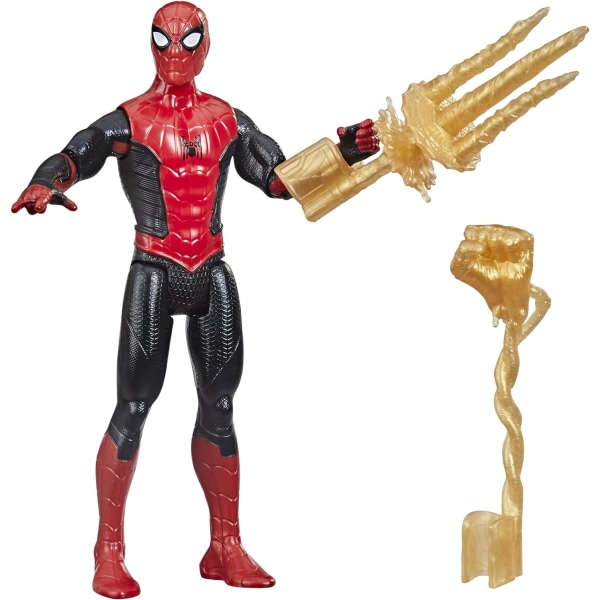 Marvel Spider-Man Mystery Web Gear 15cm Action Figure Black And Red Suit F1912 Multicolor