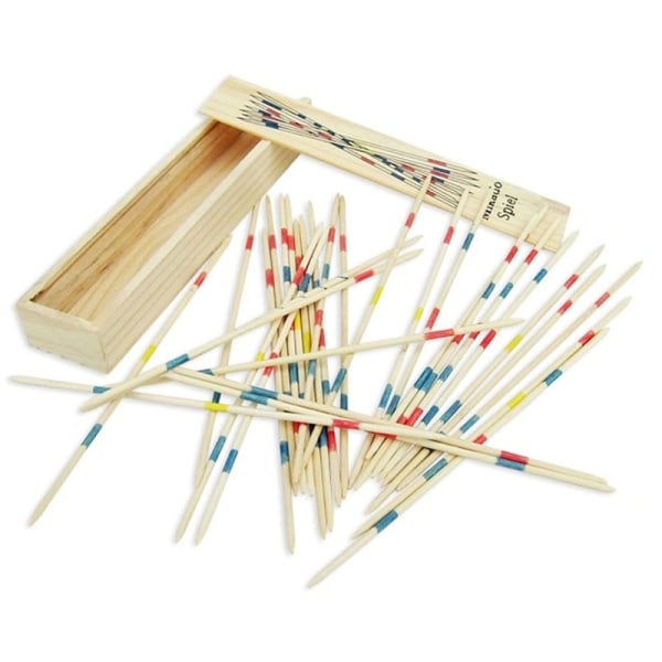 Micado Game 41 stk. I treboks Pick Up Sticks spill barn leker Multicolor one size