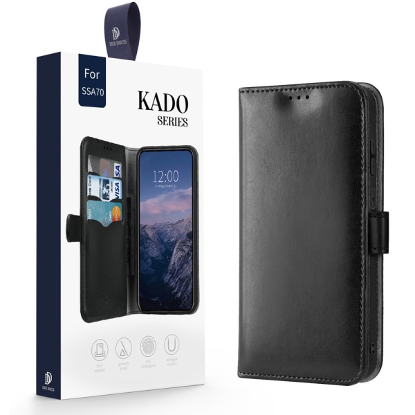 Dux Ducis Kado Bookcase Wallet Case Samsung Galaxy A70 Black Black