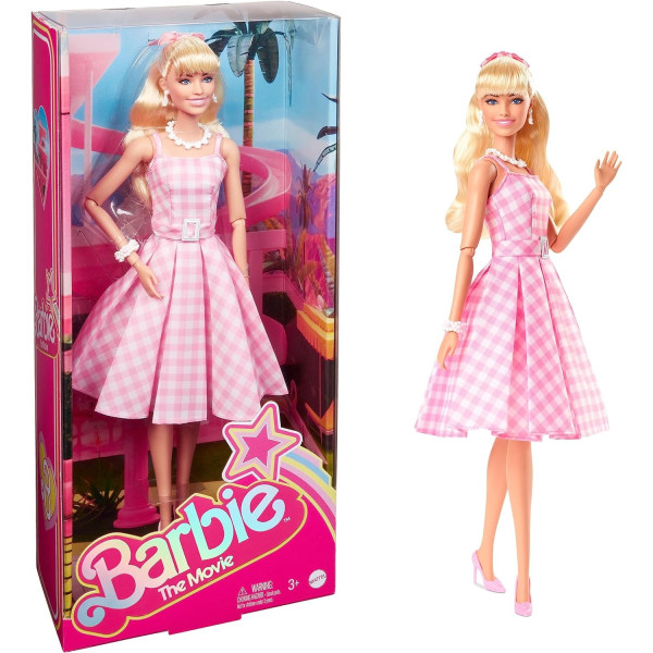 Barbie-elokuva Keräilynukke Margot Robbie Kuten Barbie In Pin Multicolor