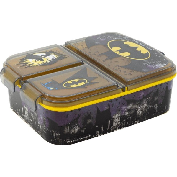 Batman matboks med 3 avdelinger Multicolor