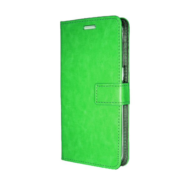 TOPPEN Samsung Galaxy S8 Wallet Case ID , Nahkakotelo Lompakkoko Green
