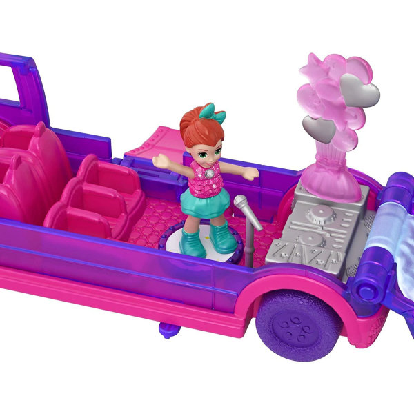 Polly Pocket Pollyville Party Limo Mini Dukke Med Limo Multicolor