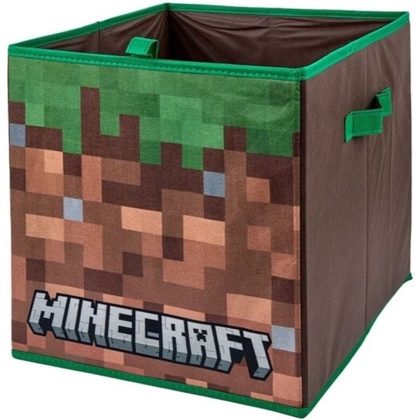 Minecraft Förvaringslåda Leksakslåda Box 33x33x37cm multifärg