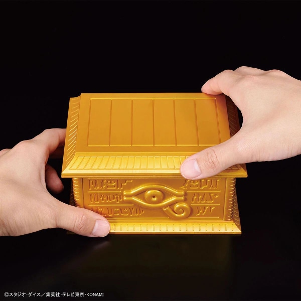 Yu-Gi-Oh! Bandai Ultimagear Millennium Puzzle Storage Box Gold Sarcophagus multifärg