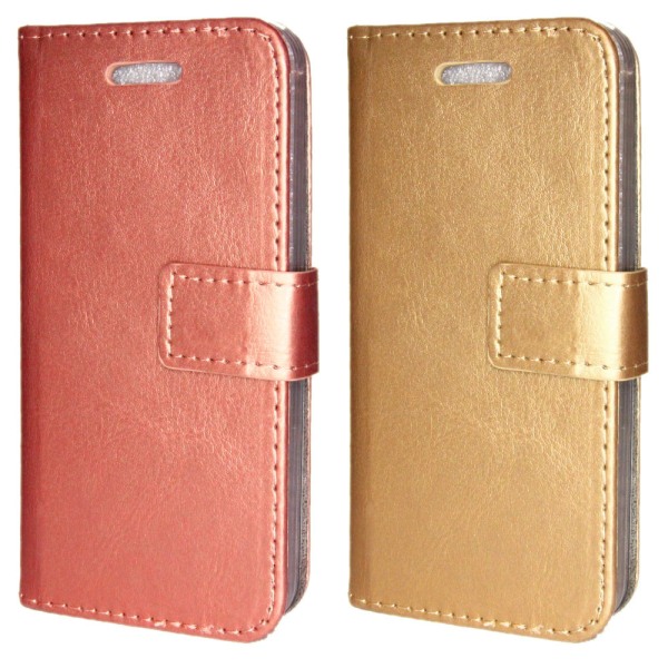 TOPPEN iPhone 7  Plus (5,5") Wallet Case ID  Nahkakotelo Lompakk Pink gold