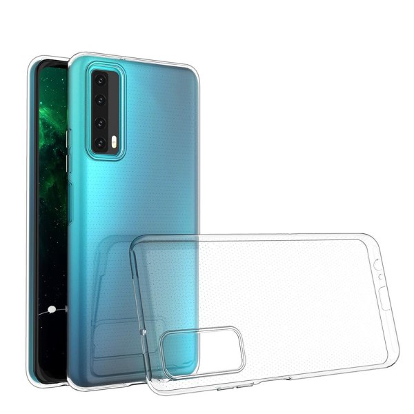 Huawei P Smart 2021 Suojakuori Soft TPU Case Ultra Slim Cover Tr Transparent