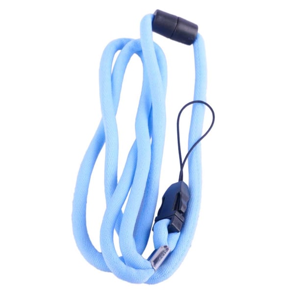 Mobilband nyckelband for mobiler mp3 kameror mm BLUE Light blue