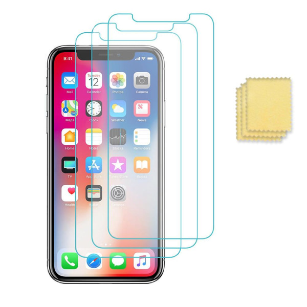 3-Pack iPhone 12 Mini  Skärmskydd Folie Transparent Transparent