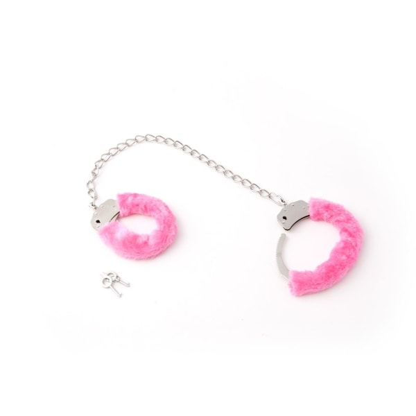 Handcuffs with Fur, Fetters, Sex, Erotic, Fun Pink