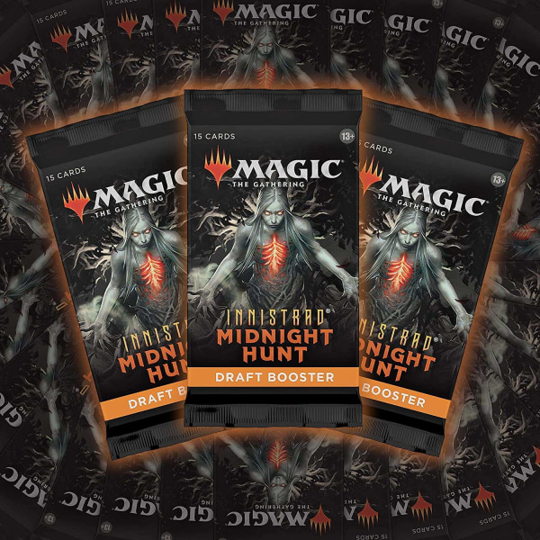 Magic The Gathering Innistrad Midnight Hunt Draft Booster 3-Pack Multicolor