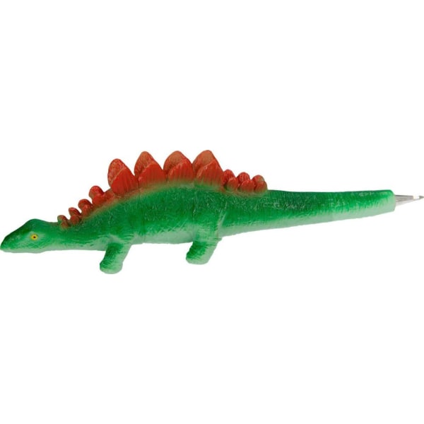 4-Pack Dino World 3D Pennor Bläckpennor Dinosaurier Figurer multifärg
