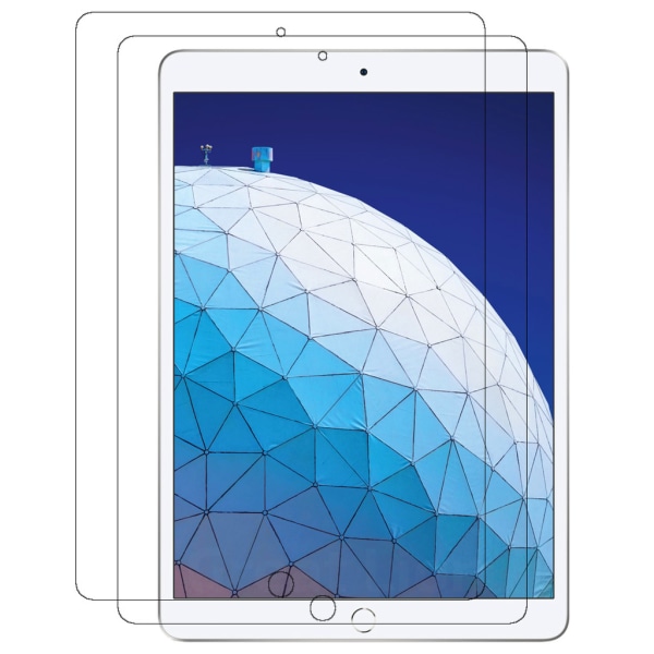 2-Pack Skärmskydd iPad 10.2" (7,8,9th Generation) Displayskydd 2 Transparent
