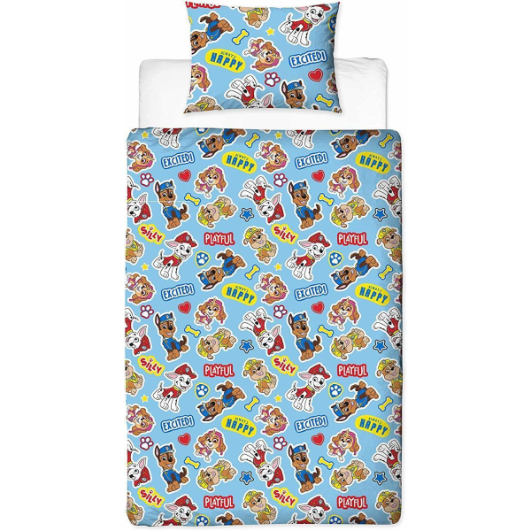Paw Patrol Pupster Duvet Cover Bed Bed 135x200+48x74cm Multicolor