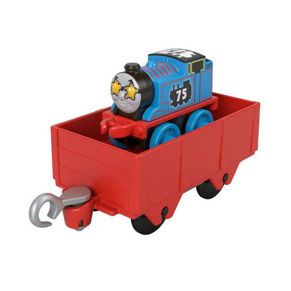 4-Pakning Thomas & Friends Minis Blind Cart med lokomotiv Collectible Toy Train Multicolor