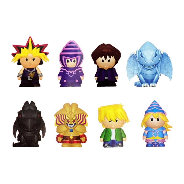 6 kpl Yu-Gi-Oh! YGO Micro Action Figures -keräilykassi Multicolor