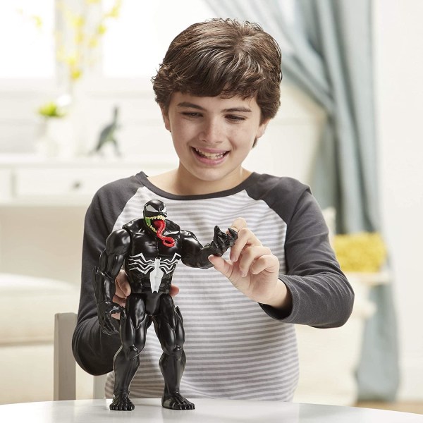 Spider-Man Deluxe Maximum Venom 30cm Figur With Blast Gear Port Multicolor