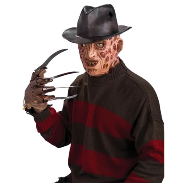 Nightmare On Elm Street Freddy Krueger Adult Hat Brown one size